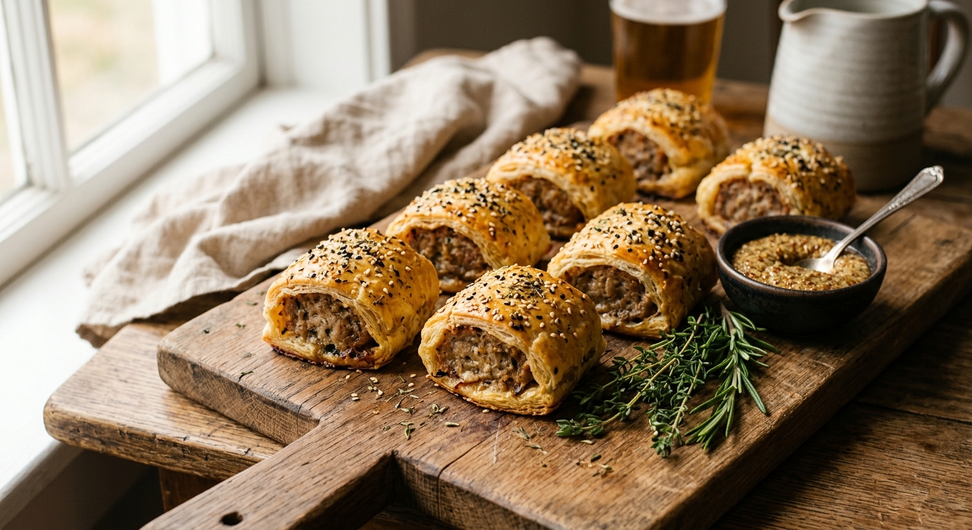 Ultimate British Sausage Rolls — recipe by Instagram